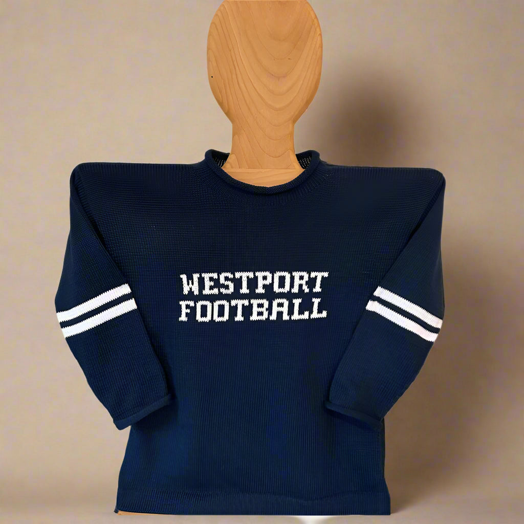 Custom Team Name Sweater – Personalized with Name Front & Number Back