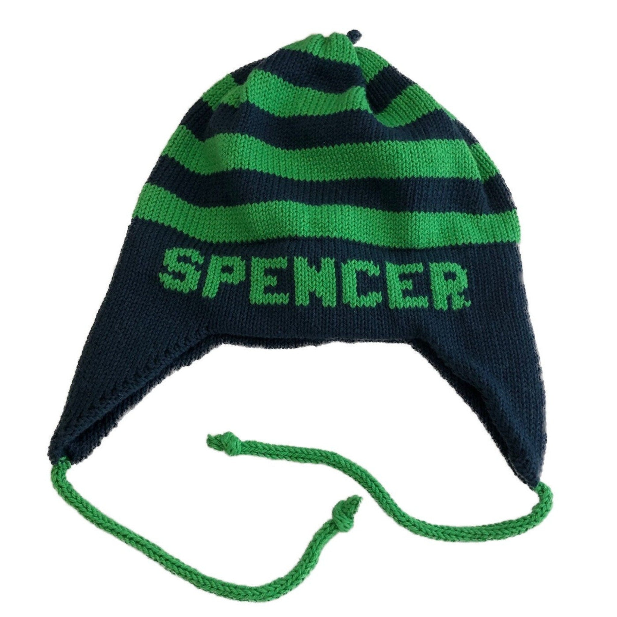 Green earflap hat online