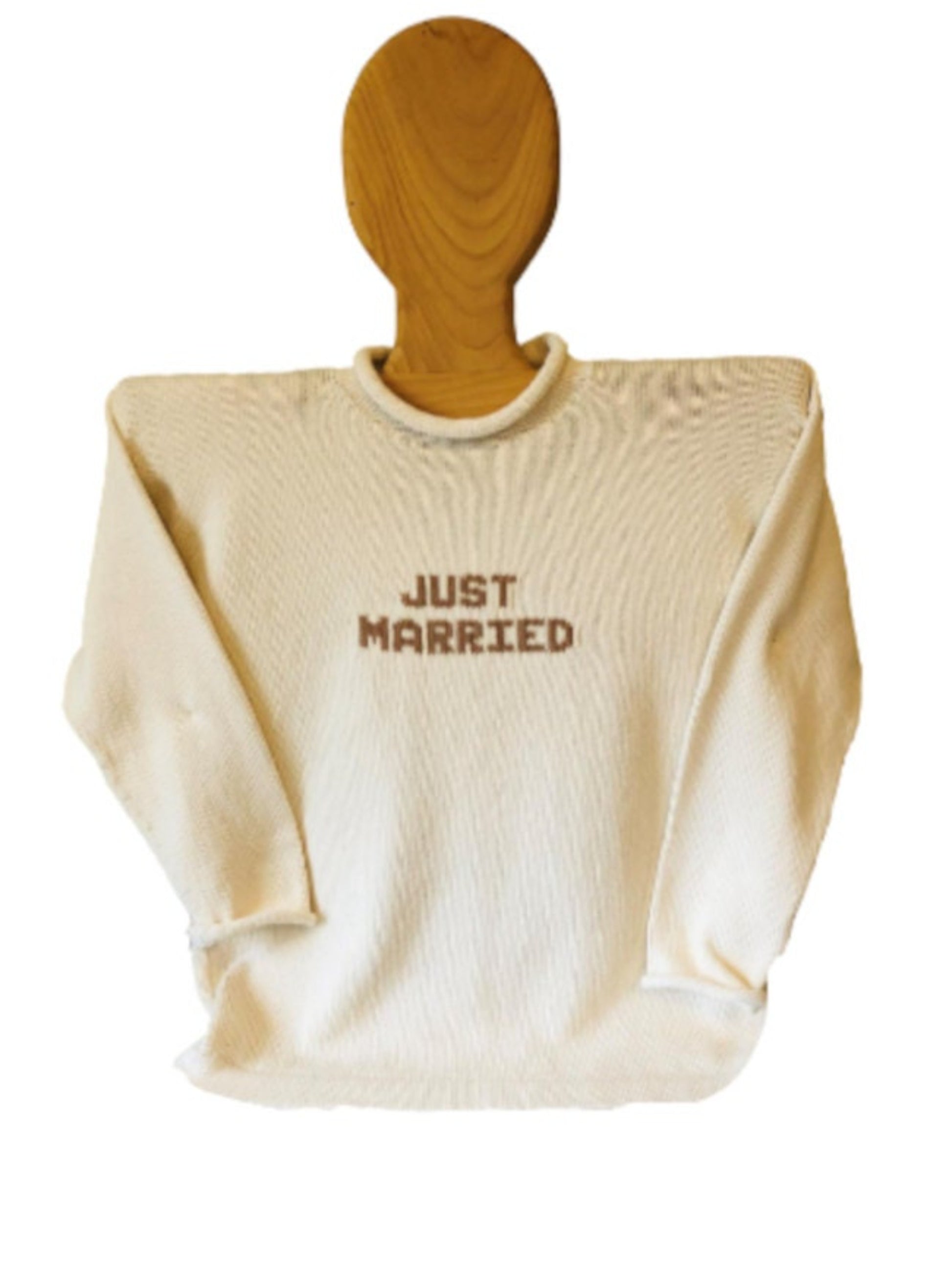 adult just married sweater