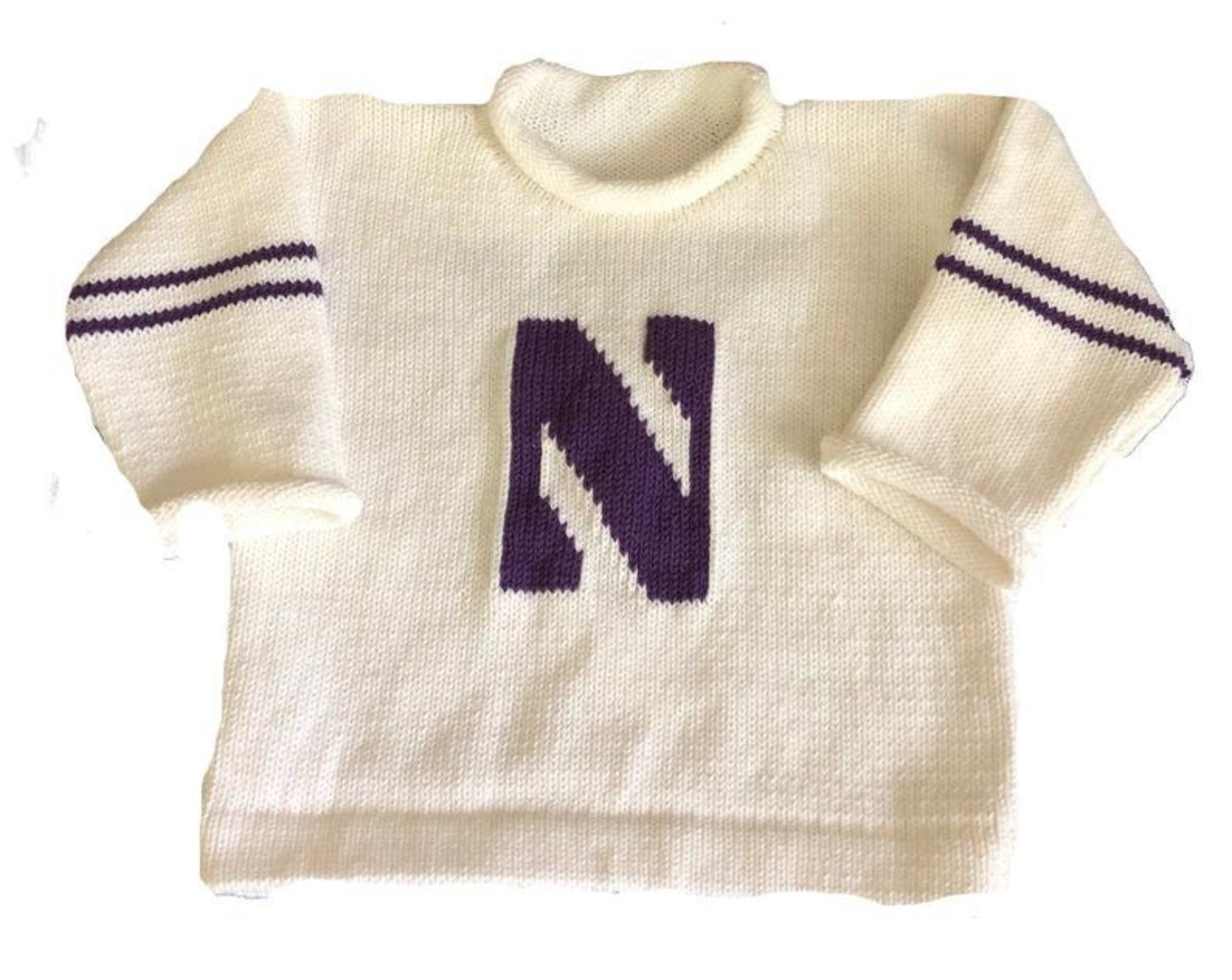 Northwestern Wildcats Alumni Sweater - Custom Knits for Baby