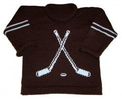 Custom Knit Hockey Varsity Sweater