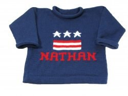 Personalized USA Graphic Sweater for Little Ones