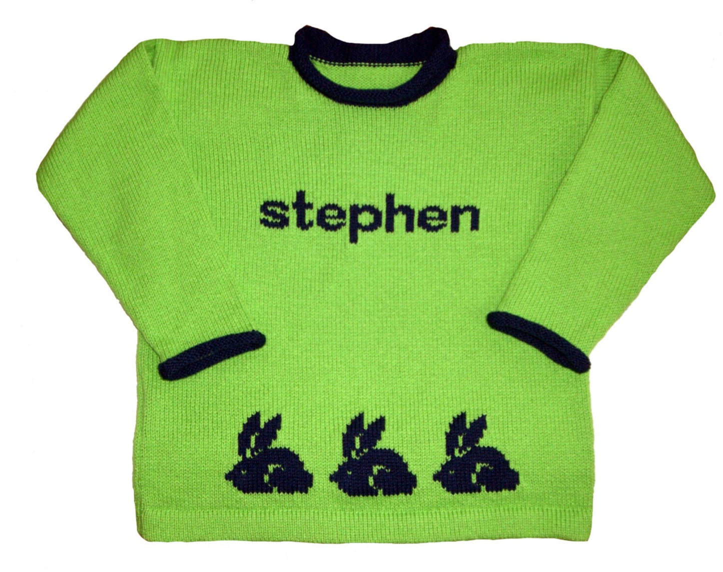 easter bunny sweater with name