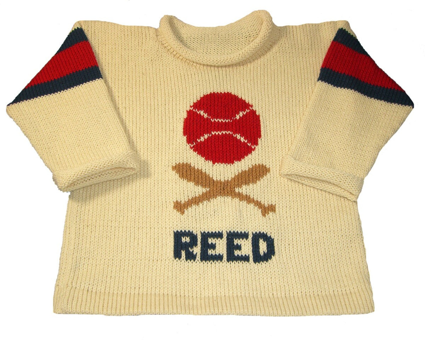 personalized baseball sweater
