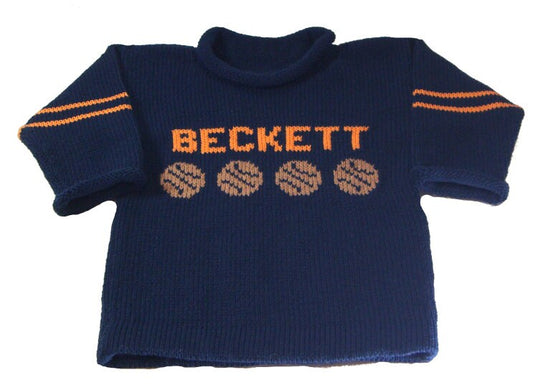Personalized Basketball Sports Name Sweater