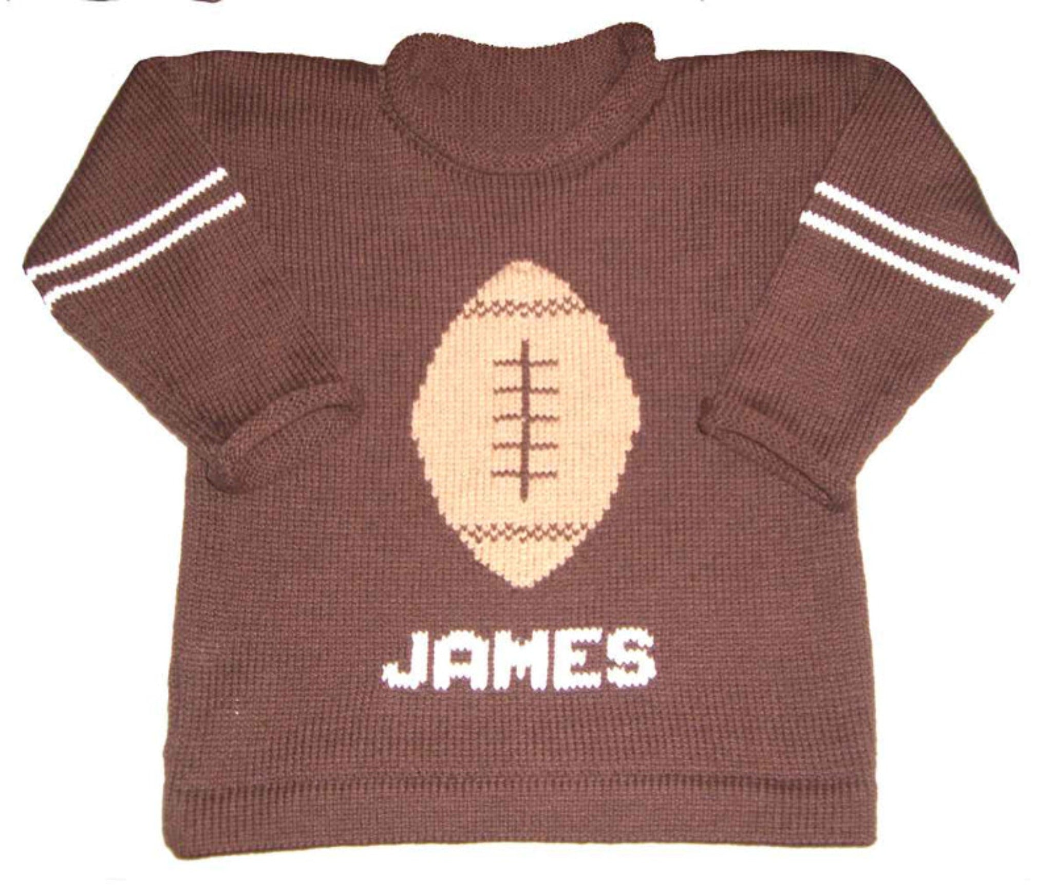 Personalized Football Jersey for Children - Custom Knits for Baby