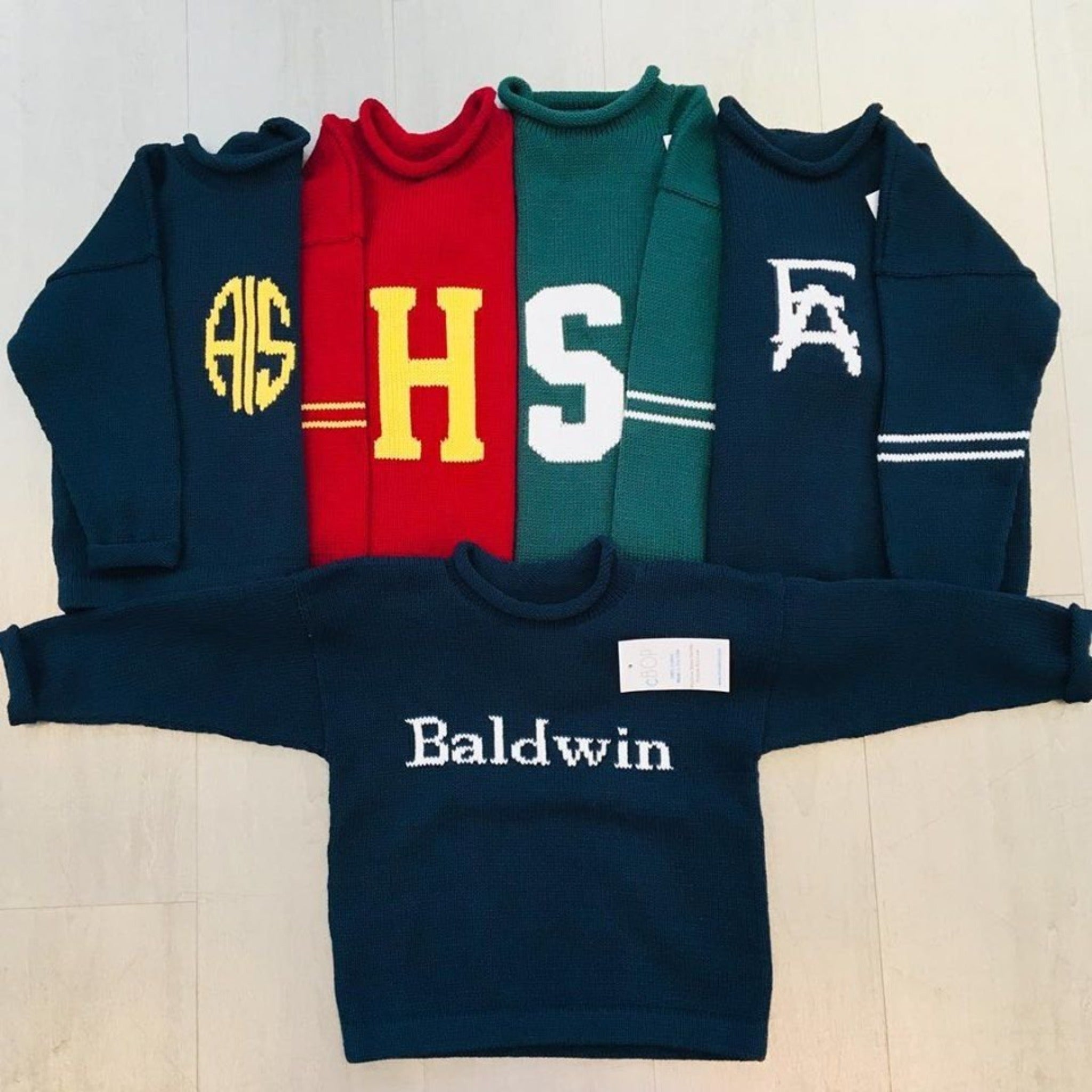 Personalized Alumni Sweaters - Custom Knits for Baby