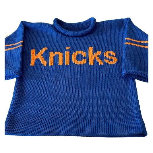 NY Knicks Custom Team Spirit Sweater