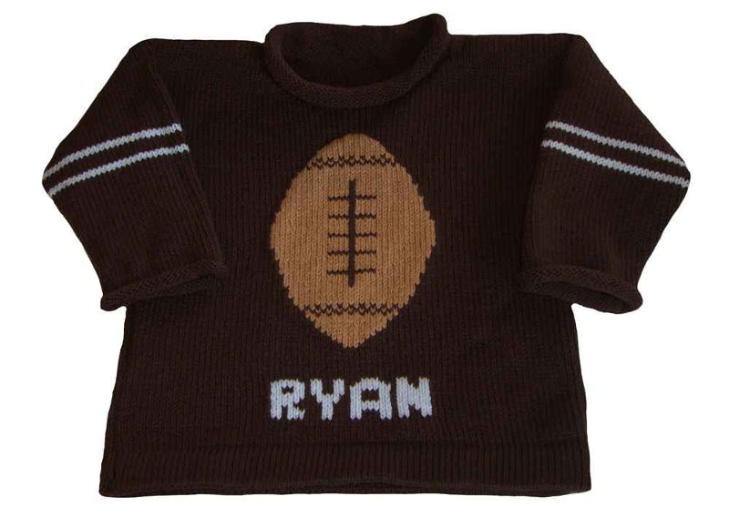 Personalized Football Jersey for Children - Custom Knits for Baby