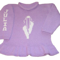 Personalized Ballet Tunic for Little Girls - Custom Knits for Baby
