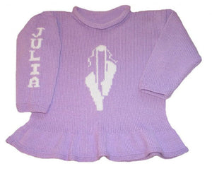 Personalized Ballet Tunic for Little Girls - Custom Knits for Baby