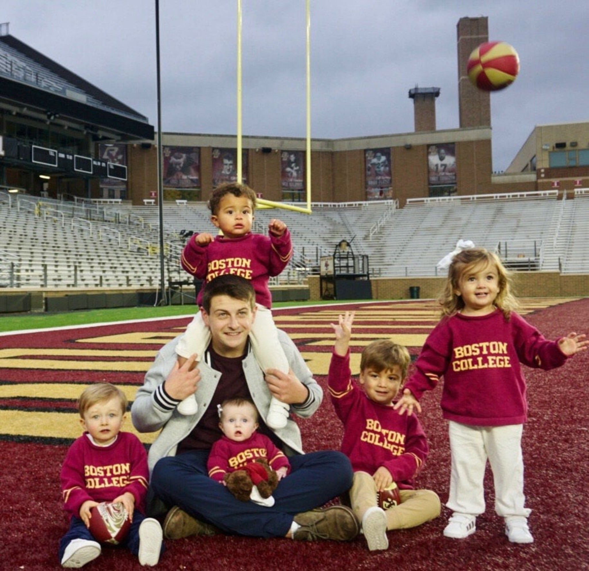 Boston College Personalized Alumni Sweater - Custom Knits for Baby