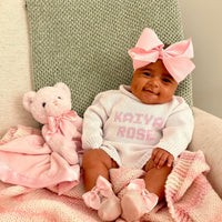 Classic Ribbed Name Pullover - Custom Knits for Baby