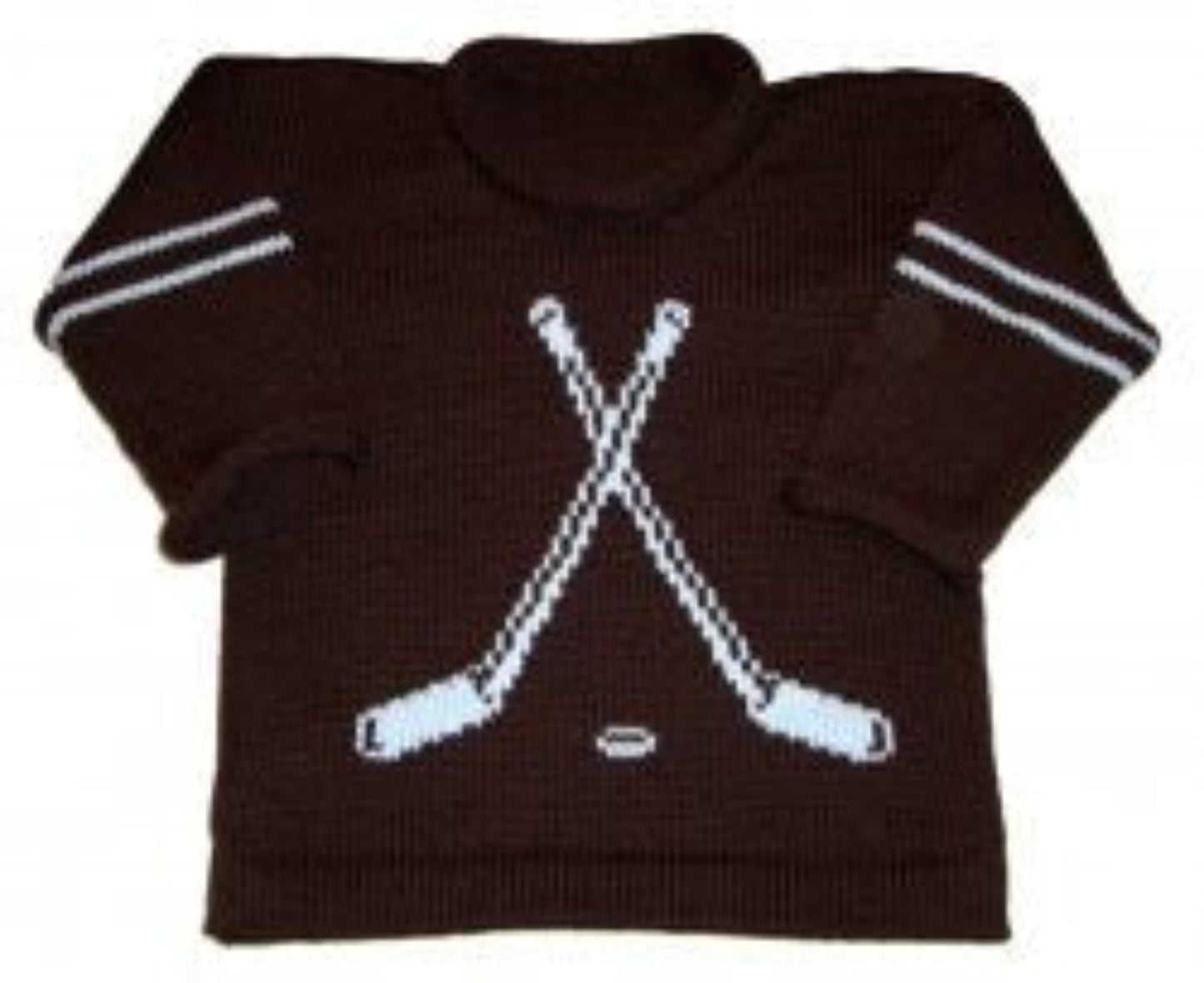 Custom Knit Hockey Varsity Sweater - Custom Knits for Baby