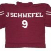 Custom Knit Hockey Varsity Sweater - Custom Knits for Baby