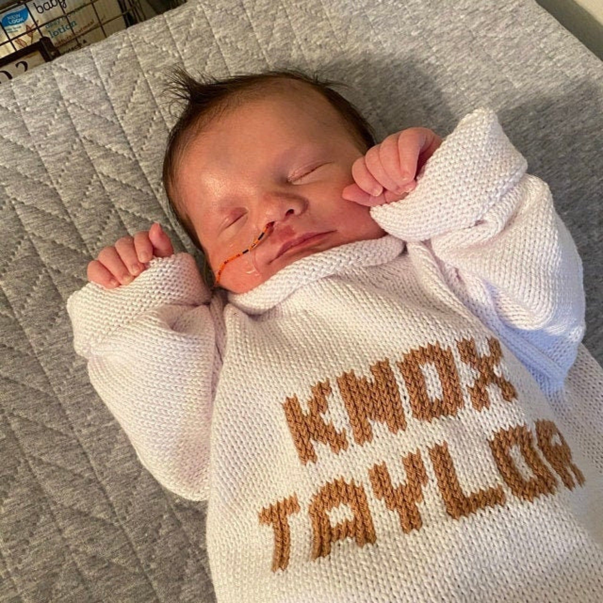 Custom Knit Pullover Name Sweater for Baby and Kids - Custom Knits for Baby