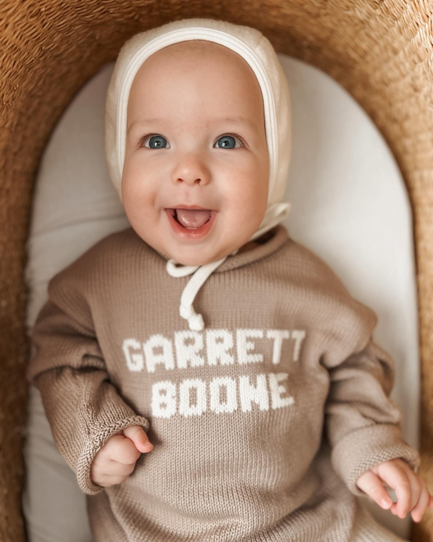 Custom Knit Pullover Name Sweater for Baby and Kids - Custom Knits for Baby