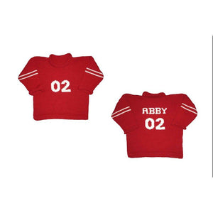 Custom Knit Varsity Sweater - Custom Knits for Baby