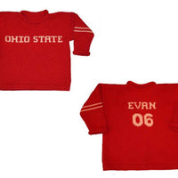 Custom Ohio State Alumni Sweater - Custom Knits for Baby