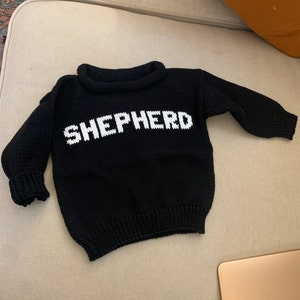 Classic Ribbed Name Pullover