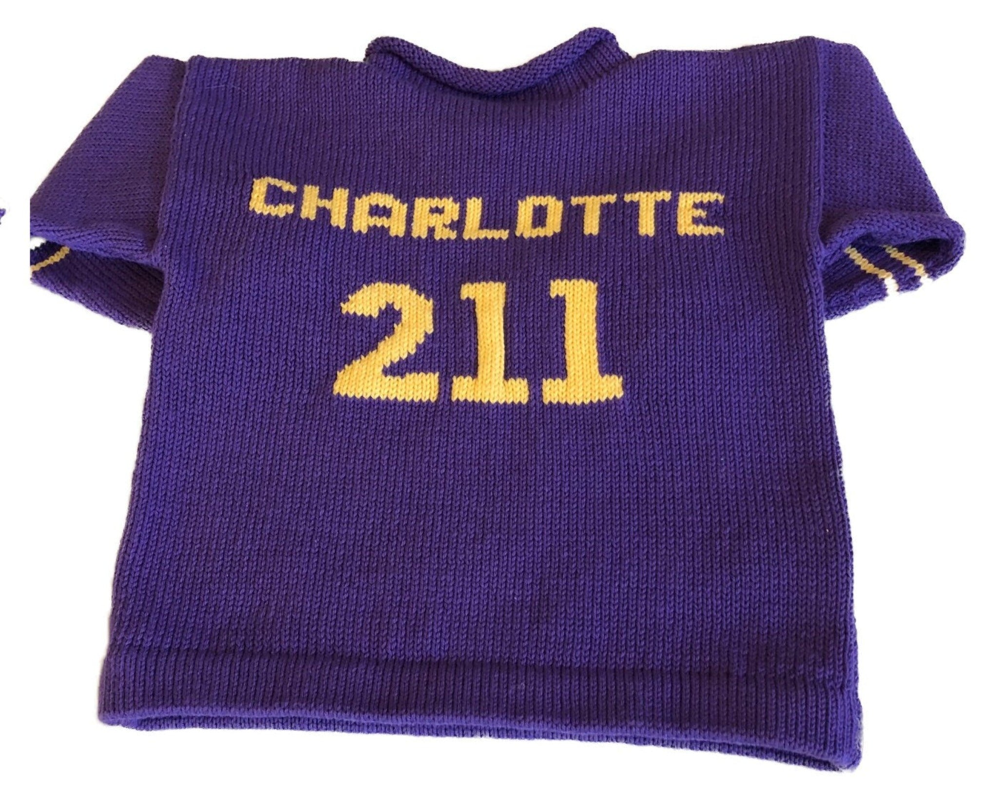 Personalized Minnesota Vikings Team Spirit Sweater - Custom Knits for Baby