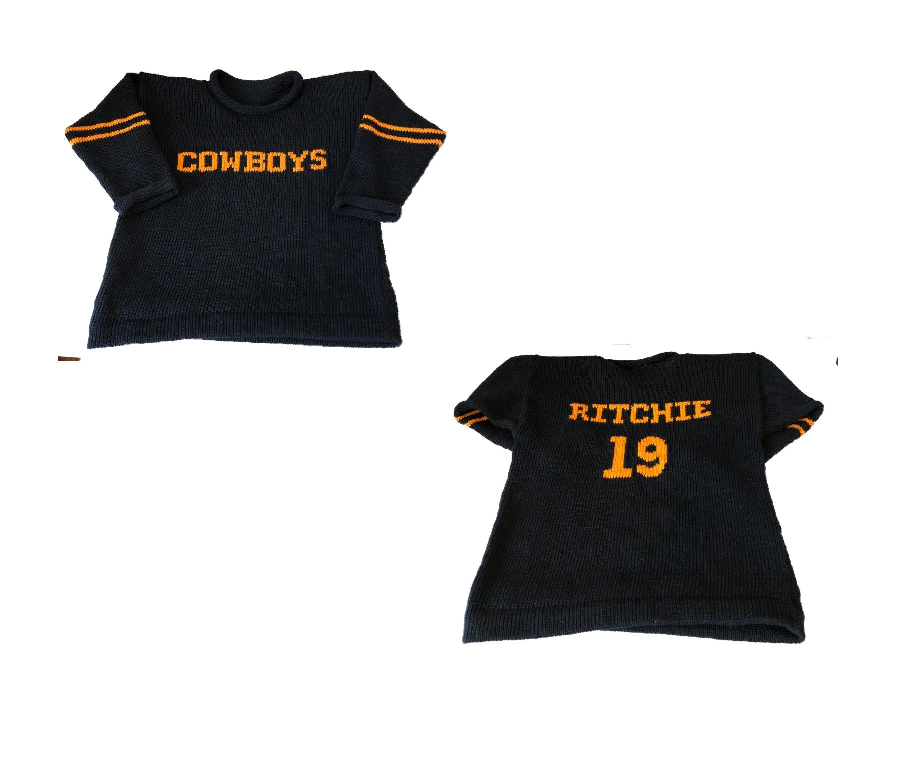 Personalized Team Spirit Sweaters - Custom Knits for Baby