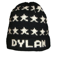 Personalized Stars Name Hat - Custom Knits for Baby
