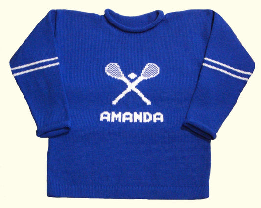 Personalized Lacrosse sweater