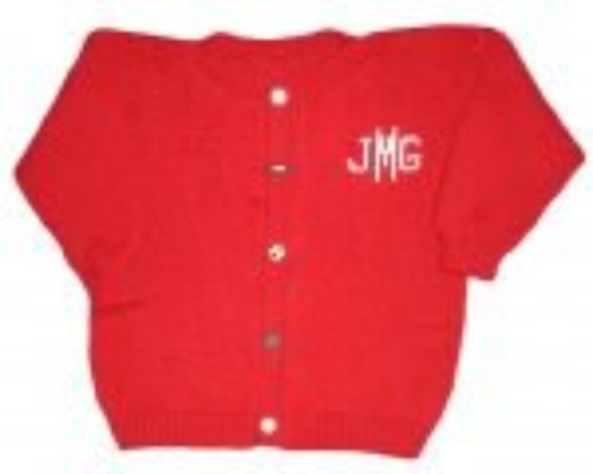Little All Star Monogrammed Cardigan - Custom Knits for Baby