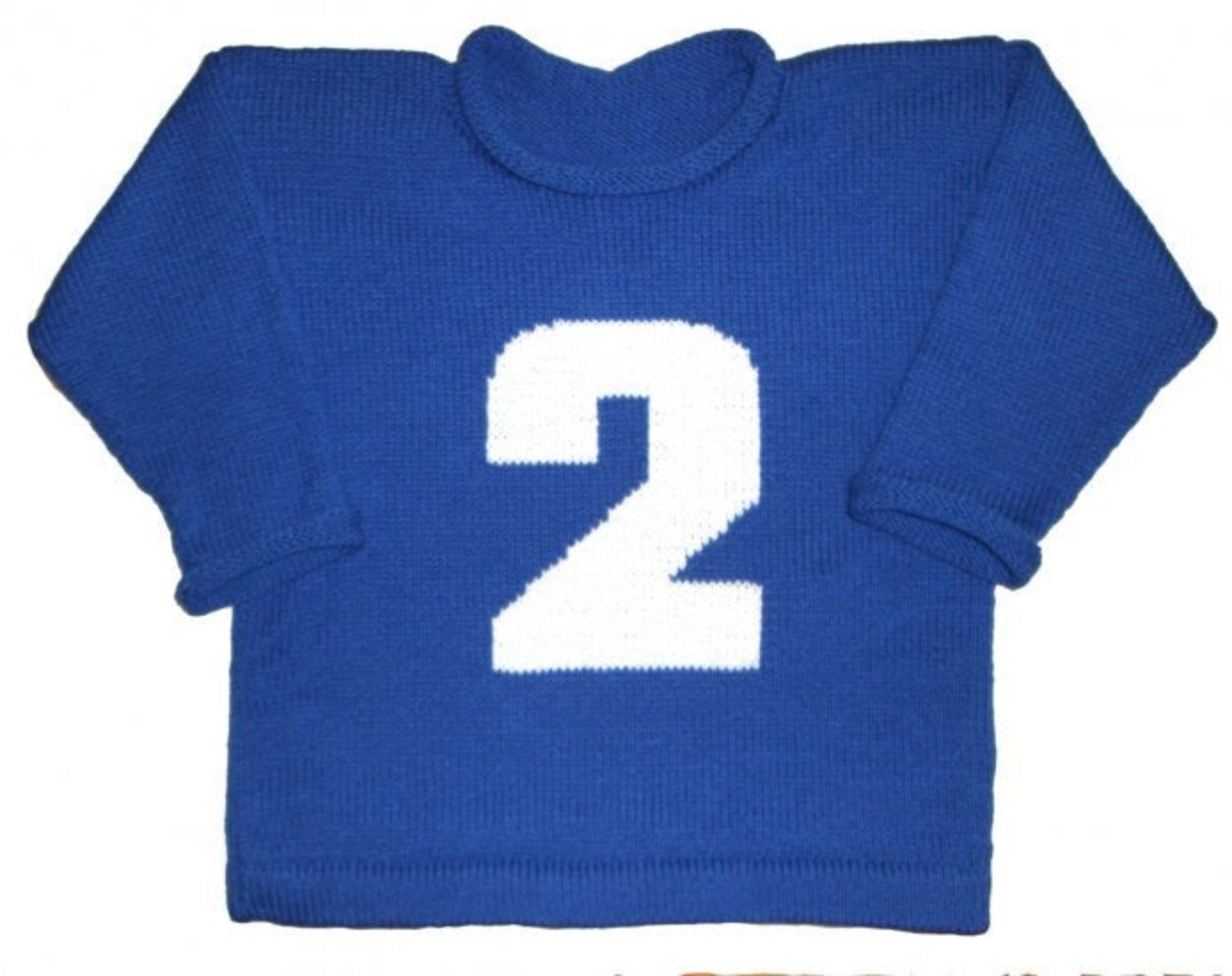 Got Your Number Personalized Birthday Sweater - Custom Knits for Baby