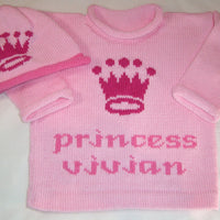 My Little Princess Layette Set - Custom Knits for Baby