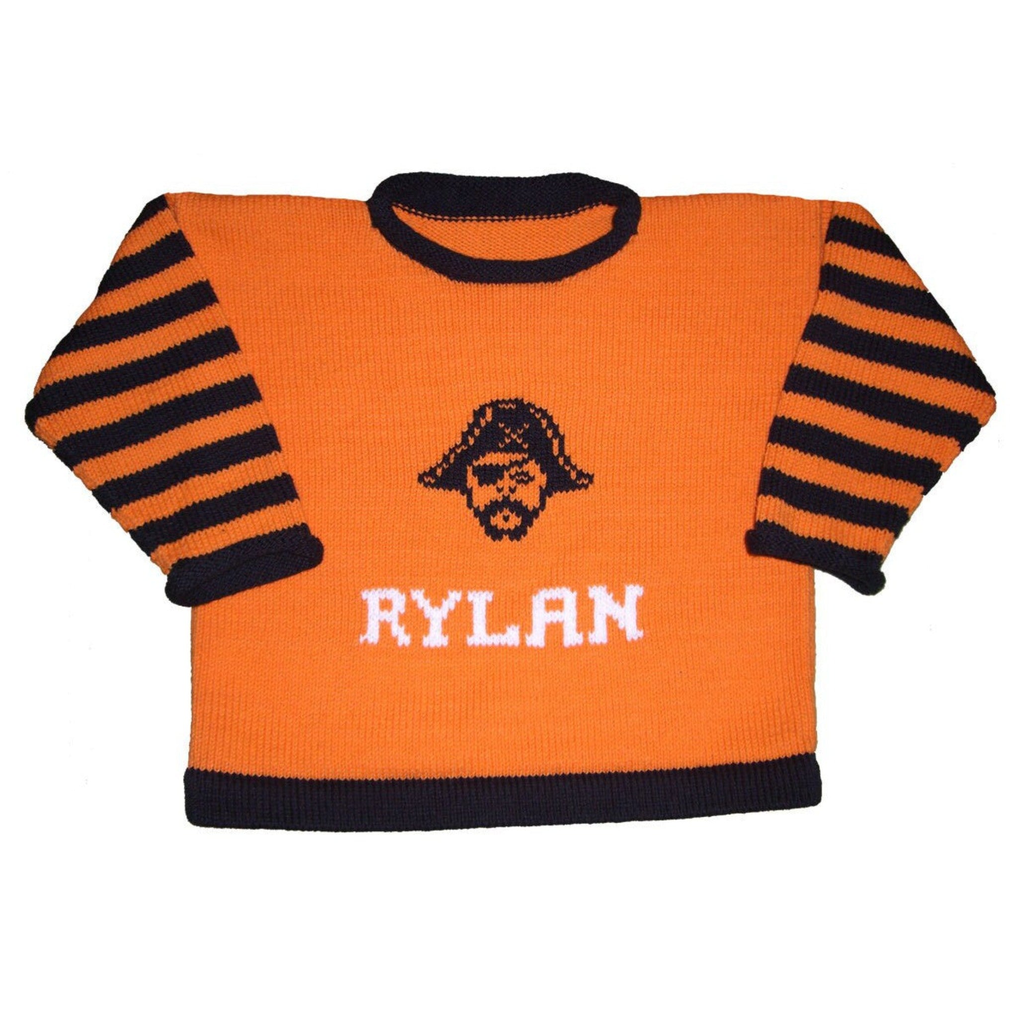 halloween pirate sweater with name