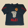 Personalized Basketball with Net sweater - Custom Knits for Baby