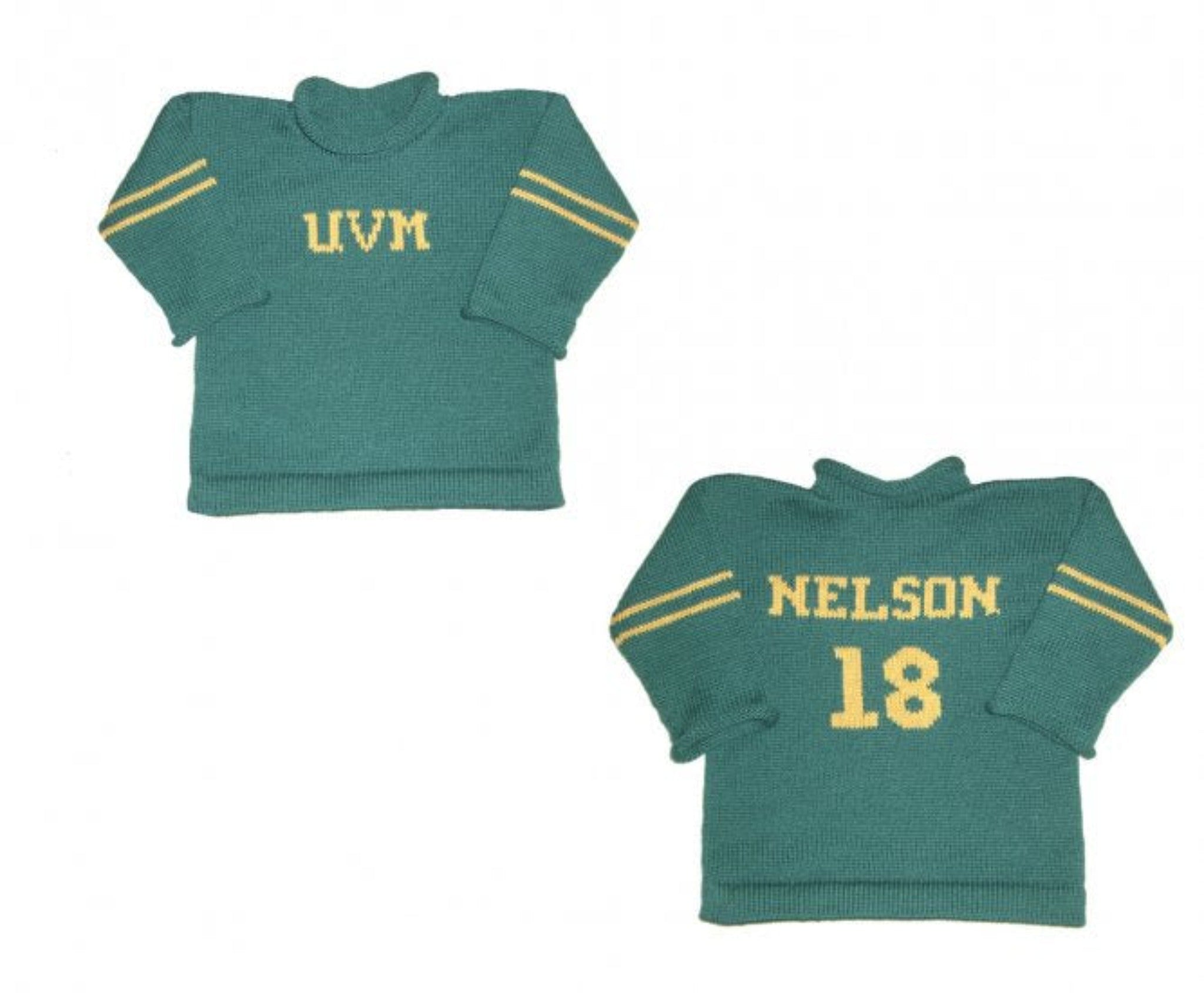 Personalized Alumni Sweaters - Custom Knits for Baby