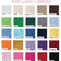 My Happy Place Adult Knitted Sweater - Custom Knits for Baby