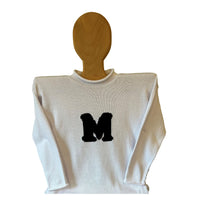 Letterman Initial Sweater for Adults - Custom Knits for Baby