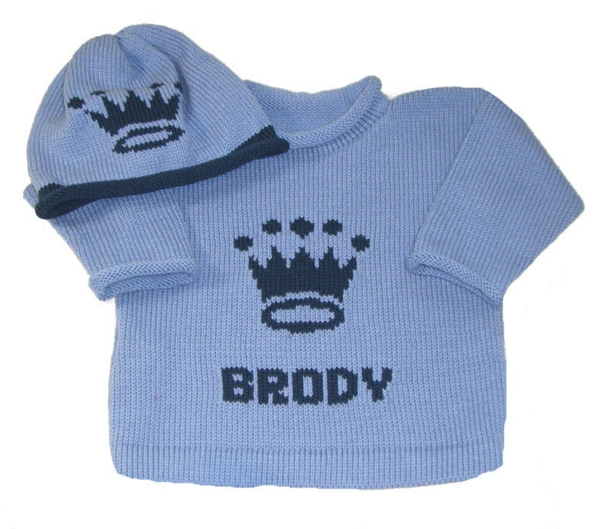 Our Little Prince Personalized Layette Set - Custom Knits for Baby