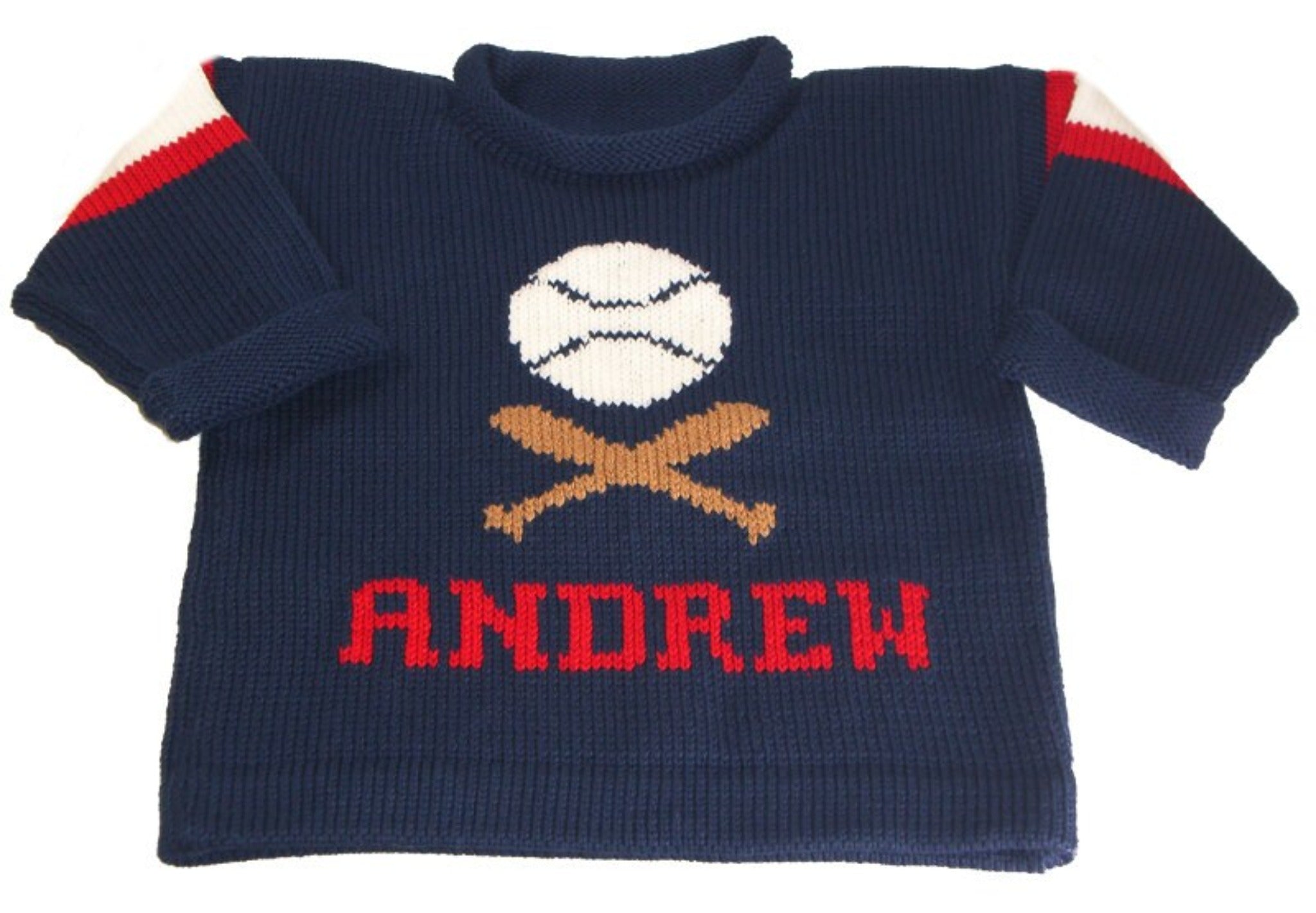 Personalized Baseball Jersey for Children - Custom Knits for Baby