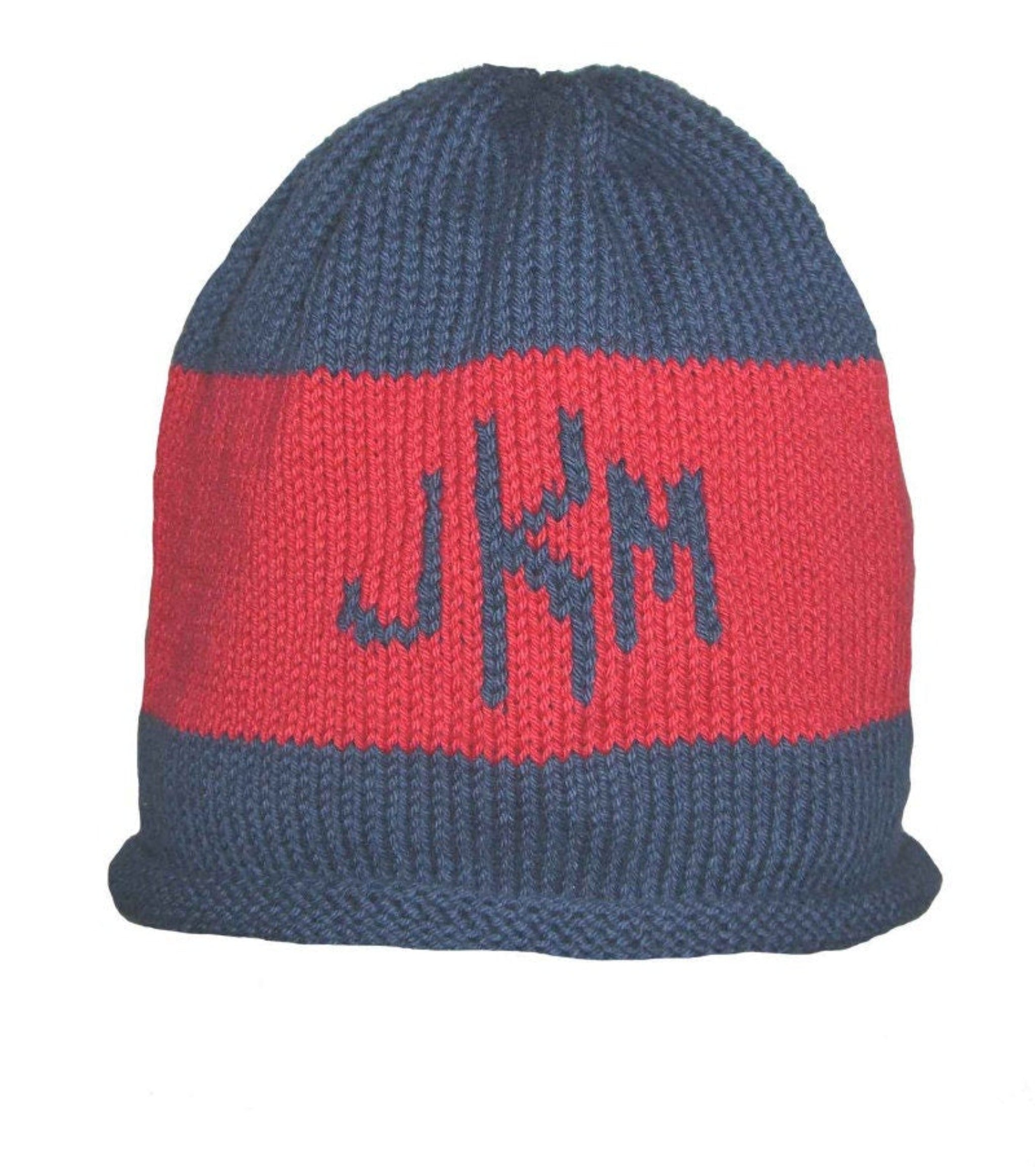 Rugby Monogrammed Baby Hat - Custom Knits for Baby