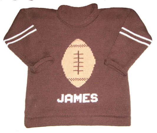 Personalized Football Jersey for Children - Custom Knits for Baby