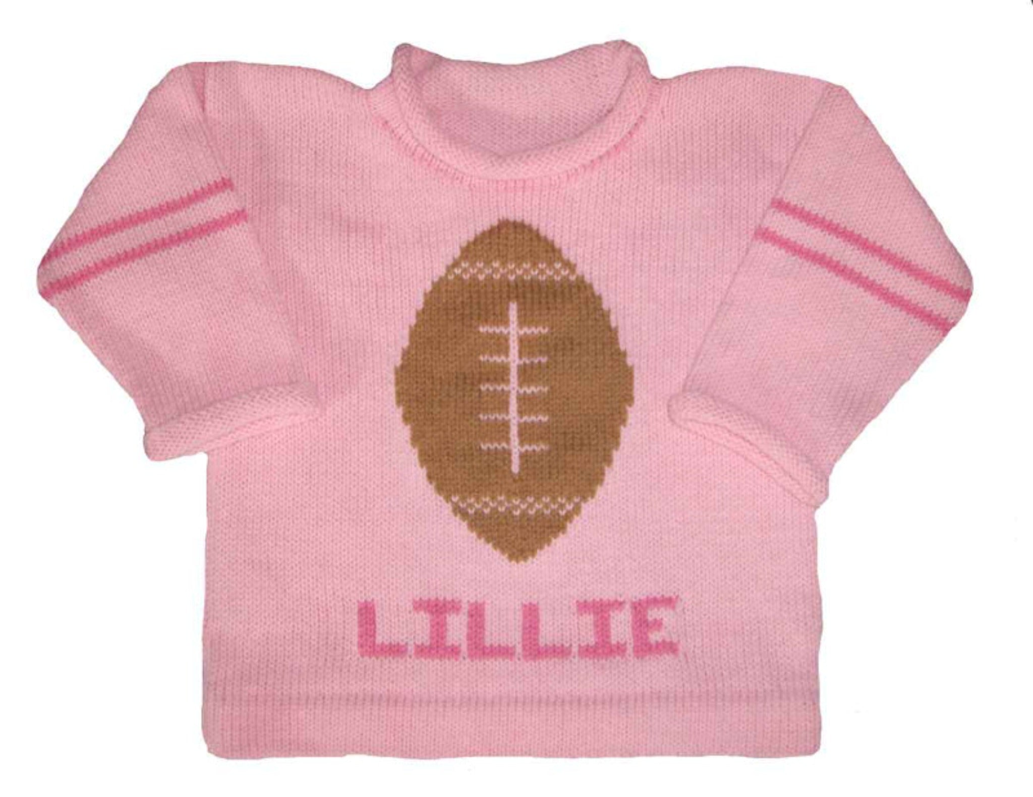 Personalized Football Jersey for Children - Custom Knits for Baby