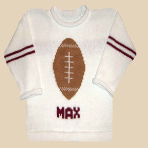 Personalized Football Jersey for Children - Custom Knits for Baby