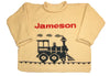 Personalized Train Baby Sweater - Custom Knits for Baby