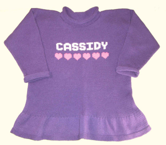 personalized baby girl tunic