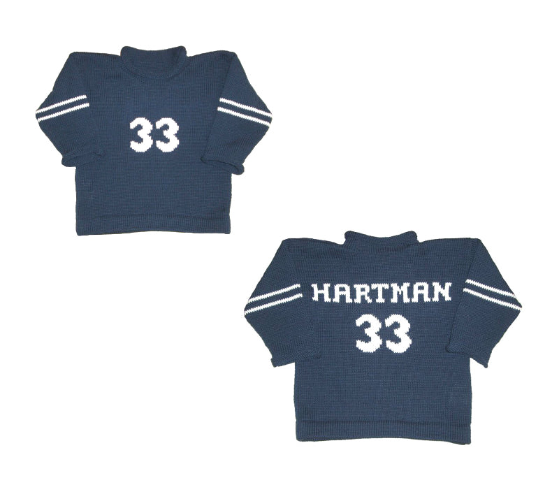 Varsity Jersey Personalized at Custom Knits for Baby