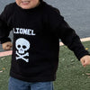 Personalized Skull and Crossbones Novelty Sweater