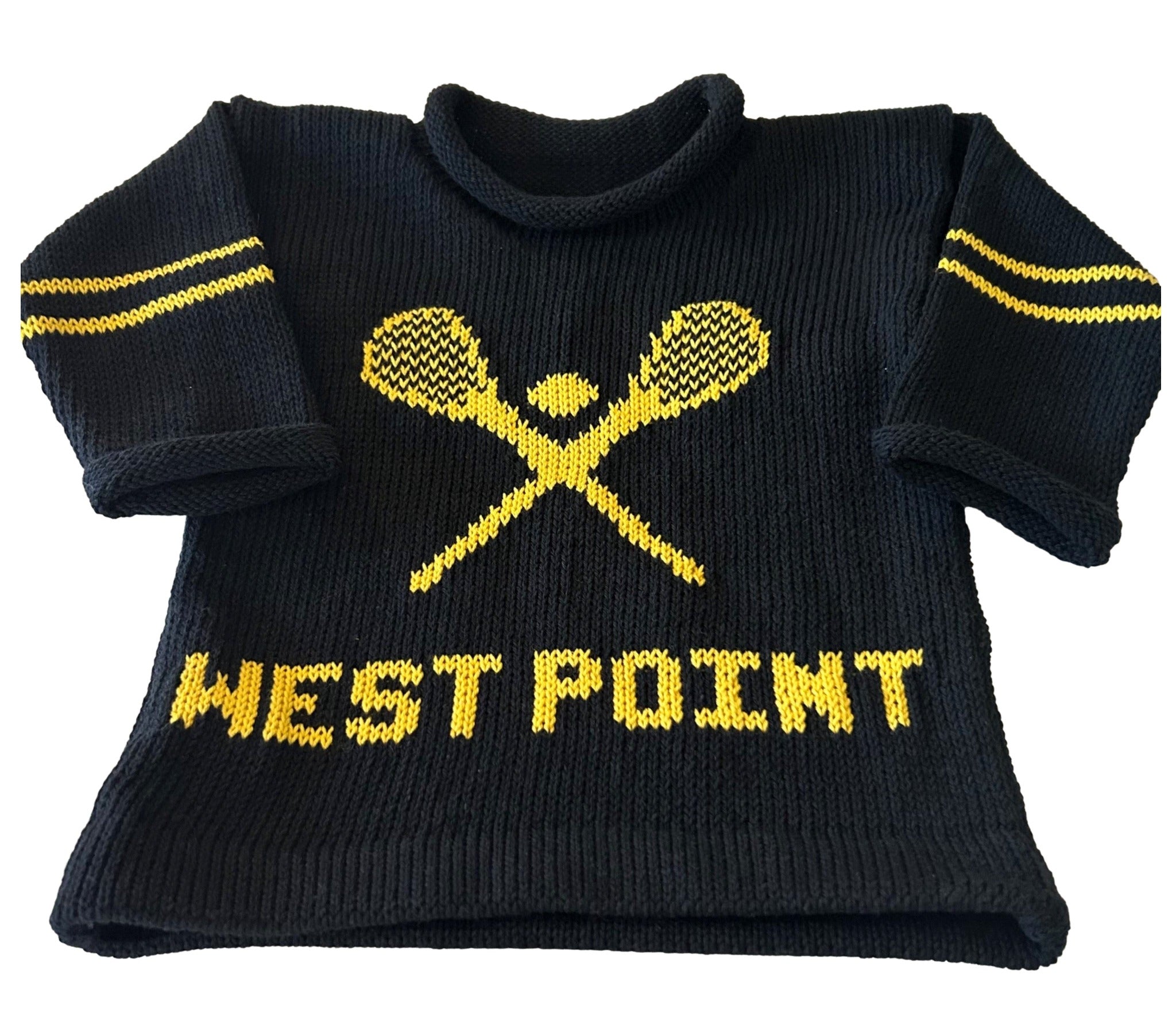 West Point Lacrosse Team Spirit Sweater - Custom Knits for Baby